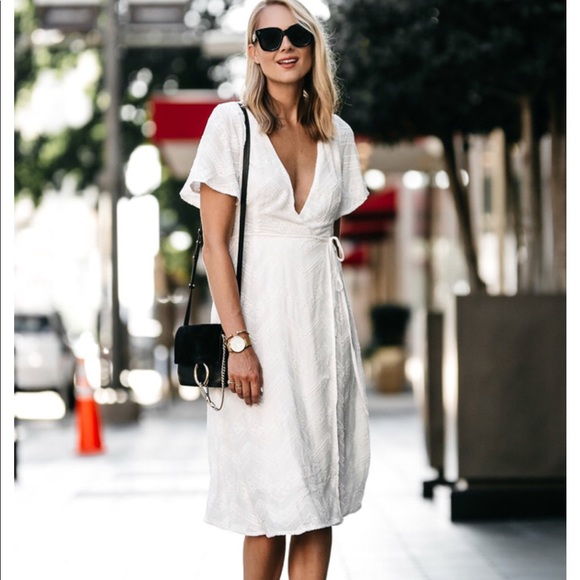 astr the label wrap dress